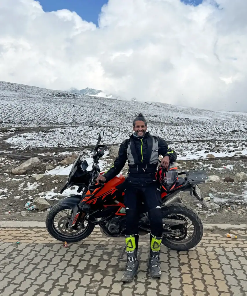 Ranjit Poojari in Arunachal Pradesh for the Mechuka Race