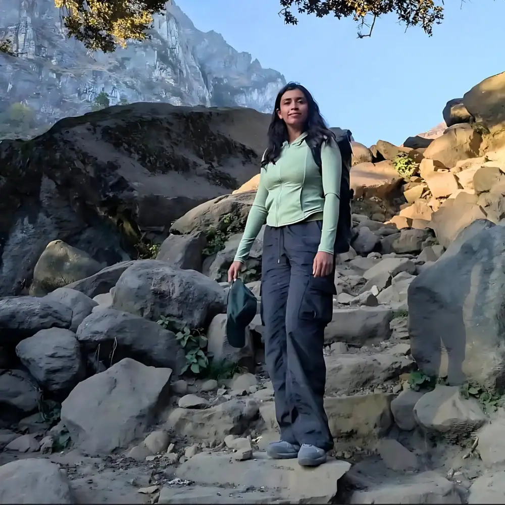 Jananee Mohan, founder of Ananas on a trek