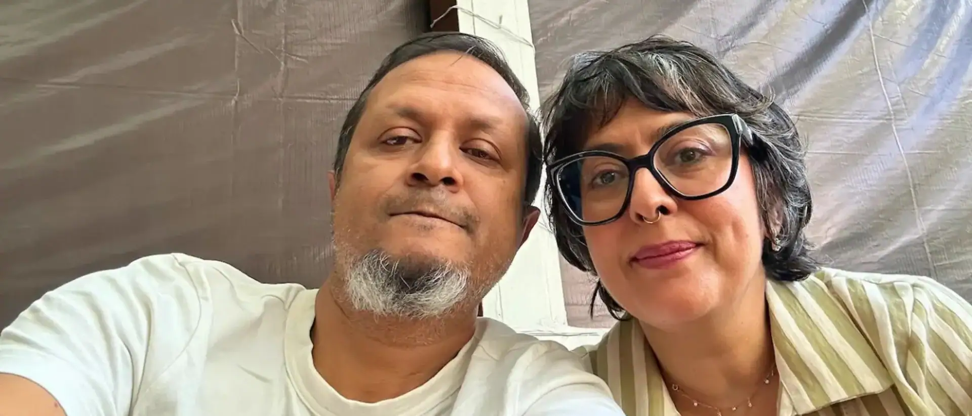 Portrait of two Earthness founders - Rahul Jauhari (left) and Chaitali Raizada (right)